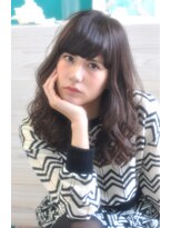 クラン(clan)&nbsp;黒髪厚めバングドーリーヘア