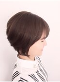 大人可愛いショートボブ×和漢カラーで透明感をプラス♪