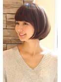 【30代・40代・50代】丸みが綺麗なナチュラルボブ