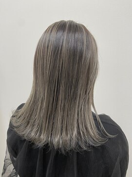 マーシュ(marshu) 【marshu  OSAKA Style】透け感×ホワイトグレージュ