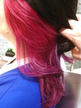 パッション 長町南店(PASSION) ☆PASSION長町南☆インナーカラー☆レッド~パープル