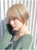 顔まわりレイヤー　マッシュボブ　似合わせカット　大場猛　