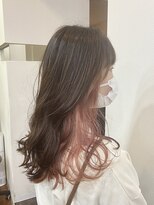 シエル ヘアーメイクアップ(CieL hair make up) インナー×コーラルピンク