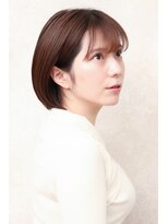 シトロン ブラン(CITRON blanc)&nbsp;アースカラー　重ためボブ　耳掛けボブ　簡単スタイリング