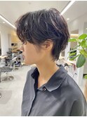 パーマショートハンサムショート