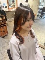 ネオリーブカップ 町田店(Neolive capu) イヤリングカラー☆オレンジベージュ