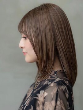 イオ 本厚木(io) 大人かわいいフェイスレイヤーシースルーバング小顔イメチェン