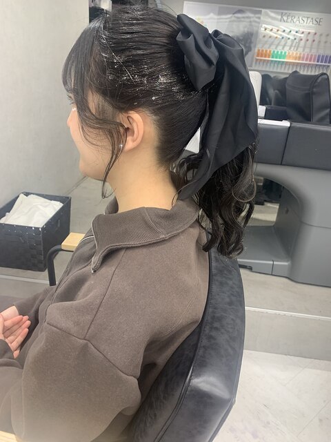 卒業式に合うポニーテールヘアセット　美由紀#八王子