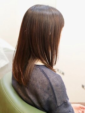 シャンティ セミロング/質感再整ストレートパーマ