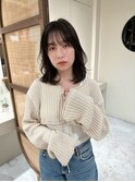 顔タイプ診断×骨格診断で似合わせ小顔ミディアム/髪質改善