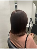 イレス 札幌円山店(IRESU)&nbsp;切りっぱなしボブ/エアリーロング/美髪/ピンクブラウン/ショート