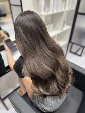 ラムシェール(LamChele) 【lamchele】プラチナグレージュ×質感再整カラー