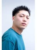 スパイキーショート×ローフェード<池袋> <理容室> <バーバー>