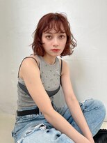 ホロ(hollo) プードルパーマショートウルフパーママッシュパーマ
