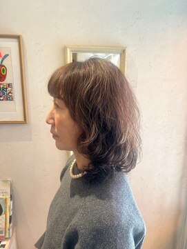 キャメル ヘアーデザイン(Camel hairdesign) 30代40代◎結べるボブボブパーマナチュラルアッシュラフウェーブ