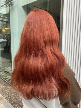 バディ 中野駅前店(BUDDY) オレンジブラウン 【中野美容室/ブリーチ/ダブルカラー】