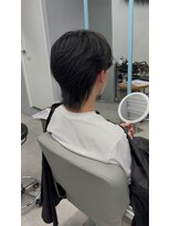 ポプルス(popls)&nbsp;フェザーウルフ/センターパートウルフ/ニュアンスパーマ風