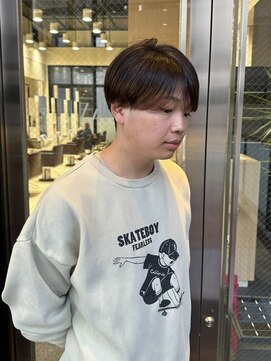 ザザ ZA/ZA 茗荷谷 韓国風流れるパーマ/2wayバング