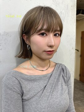 ニット(Knit) 前下がり切りっぱなしBOB