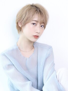 オーロ 武庫之荘店(ORO) 透明感ホワイトグレージュショート