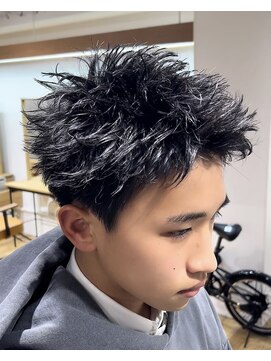 ネイビー 表参道(NAVY) スパイキーショートパーマ