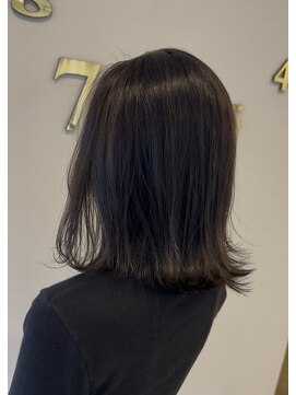 シャンプーハット(SHAMPOO HAT) グレージュ☆切りっぱなしボブ