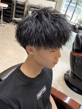 メンズ ソース 茶屋町(MEN'S SOURCE) カット＋スパイラルパーマ/メンズ