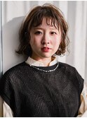 ショートボブ×ゆるふわパーマ【岡山】似合わせパーマ