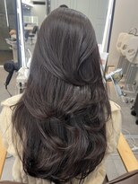 プラチナ(PLATINA)&nbsp;ハイレイヤーレイヤーカットブリーチ無しカラー顔周り韓国