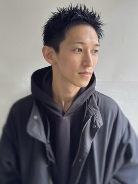 エル セルカ 高田馬場(el CERCA) メンズカット、スパイキーショートスタイル