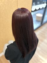 ココカラー リコパ川崎店(COCO COLOR)&nbsp;ブリーチ無しワインレッド
