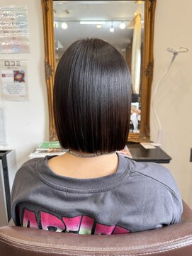 ヘアーメイク ダンス(hair make DANCE) *量感調整で変わる◎すとんとまとまる韓国ボブ*