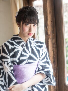 ウィーブリスタ(Weve Rista) 浴衣編み込みアレンジ