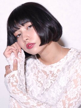 アクティフ(actif) actif黒髪うる艶ショートボブ  水素原子BASCヘアエステ