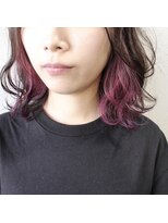 デコヘアーフラッペ(DECO HAIR frappe)&nbsp;ピンク&パープルのインナーカラー