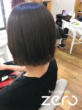 ヘアメイクゼロ 坂戸駅前店(hairmake zero) 切りっぱなしボブスタイル