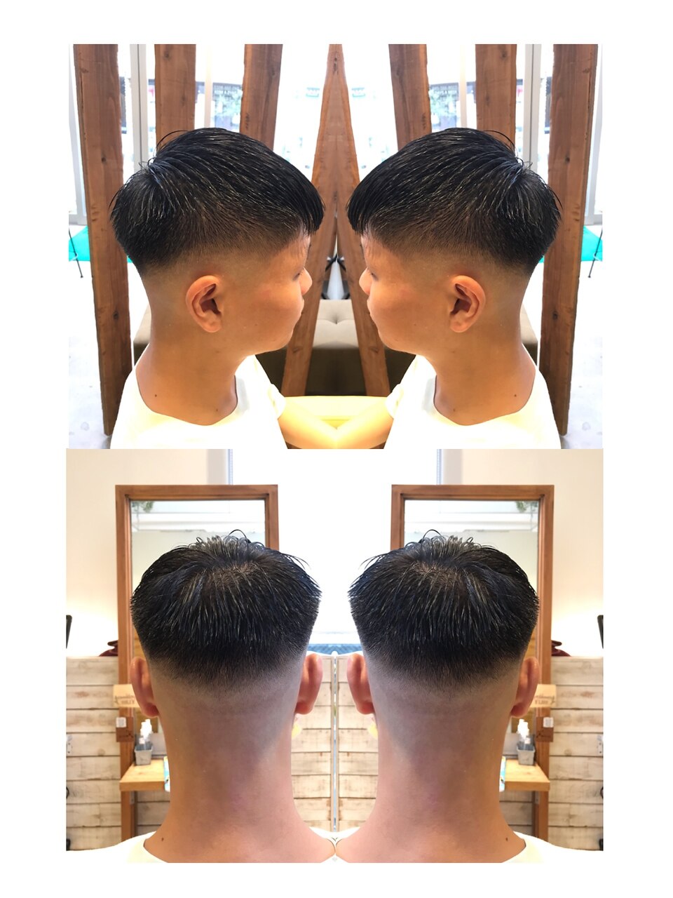 20代30代40代メンズツーブロック刈り上げビジカジオシャレ感