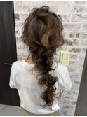 ゆるふわ編み下ろし【大阪梅田茶屋町ヘアセット専門店Achieve m+