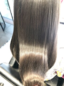 カミノア 銀座店(CAMINOIA) くすみカラーの髪質改善縮毛矯正