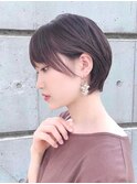 耳かけ美人ショート/小顔になる顔周り