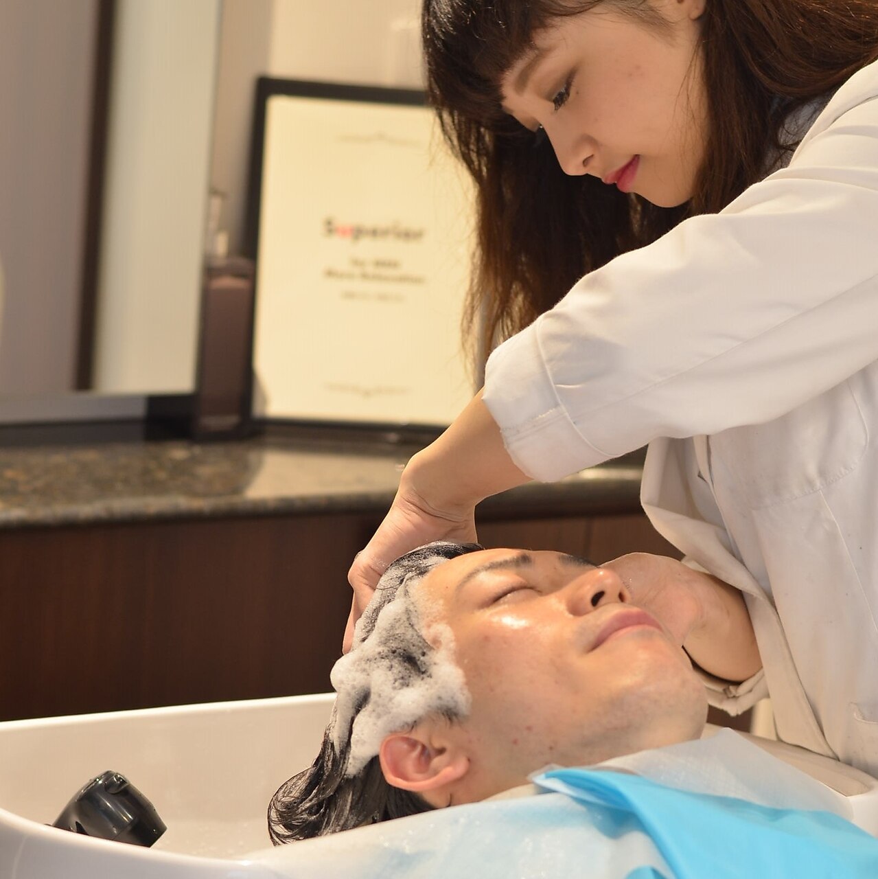 【人気No.1】メンズカット＋極シャンプー [顔剃り/メンズ/眉毛/理容室/理容]