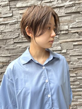 ジアン バイ ミルボン NU茶屋町+(GIEN by milbon) 大人のトレンド20代30代40代50代ハンサムショートボブ@田中俊成