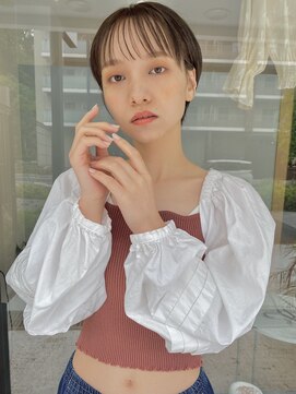 イミ(imi) 大人ショート/ココアベージュ/似合わせカット/髪質改善[登戸]