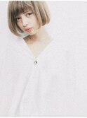 【m.slash bonheur】スタイリッシュさが人気！重めボブ