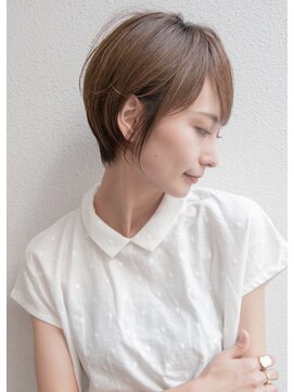 ティアラ 桜木町(TIARA) 大人可愛いショートボブ20代30代40代ひし形ショート丸みショート