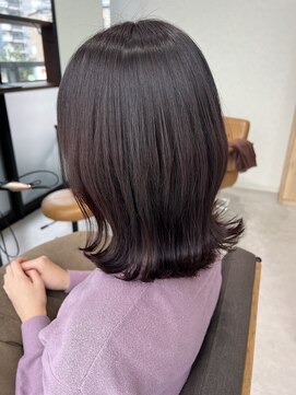 テラスヘア 新潟駅南(TERRACE hair) 【艶髪】こっくり可愛いピンクラベンダー