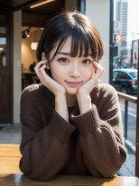 オルク 札幌大通(Orque)&nbsp;ショート　小顔ショート　大人ショート韓国風　シースルーバング