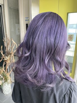 ガルボ ヘアー(garbo hair) ハイトーン ケアブリーチ 薄紫 10代 20代