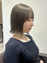 トマト(TOMTO) 【RENA】オリーブベージュ_大人ボブ