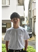 無造作パーマスパイキーショートツイストスパイラルパーマ